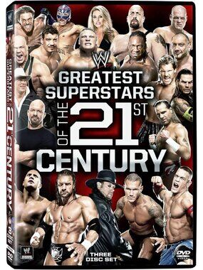 WWE Greatest Superstars of The 21st Century (3-DVD Set, Region 1) Very Good!